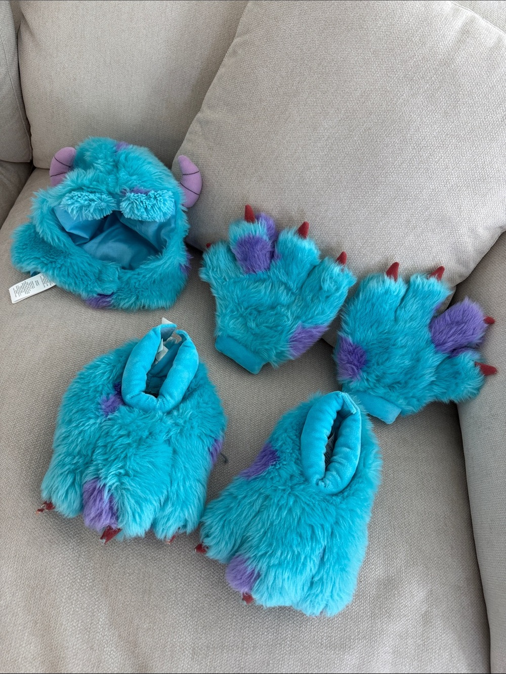 Disney and Pixar Monsters, Inc. Sulley Costume 4-6 - Picture 15 of 16